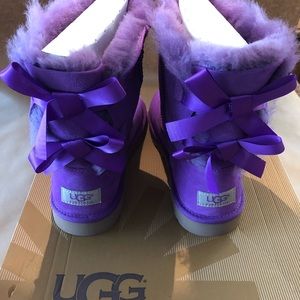 Petunia colored UGG Bailey Bow Boots